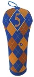 Jacis GEM Collection By Luco Sport Sapphire and Moca Argyle 5 Wood Headcover