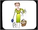 Decorated Mouse Pad with human, body, individuals, individual, persons, dogs, humans, people, woman, pets, person
