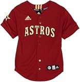 MLB Houston Astros Screen Print Baseball Jersey Boys'
