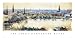 Hansestadt Hamburg Art Poster Print by Hans Nordmann, 55x28