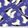 Figure Skating Fleece Throw Blanket