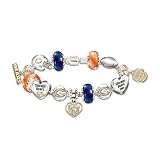Go Bears! #1 Fan Charm Bracelet by The Bradford Exchange