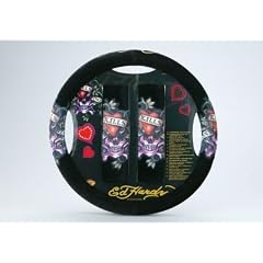 ED HARDY 75429 Lenkradh�lle und Gurtpolsterset "Love kills slowly"