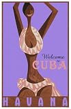 Havana- Welcome To Cuba Subject Poster Print, 11x17
