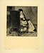 1911 Print Sonnet Poetry Poem Portrait Lucius Hitchcook Chair Furniture Woman - Original Halftone Print