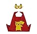 OscarNOtis Pokemon Go Pikachu Dress Up Costume Cape and Mask Set