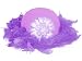 Child Purple Feather Tea Party Hat