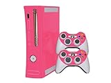 Xbox 360 Skin - NEW - PARTY PINK system skins faceplate decal mod
