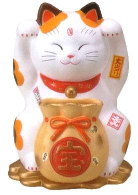 Cover image : 錦彩大当り招き猫<br>(宝くじ入れ・貯金箱)