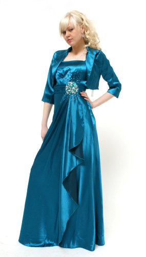 Produkt-Bild: Exklusiver Satin Bolero in vielen Farben 3/4 Arm (CP011) Sofort Lieferbar