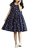 (シュガーポート） SUGAR PORT レディース 森ガール マタニティ チェリー ワンピース SL088 (ネイビーLサイズ)