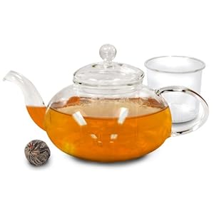 Primula 40-oz. Daisy Glass Tea Pot
