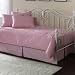 Paramount 5 Piece Twin Daybed Set in Solid Pink
