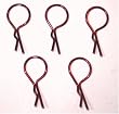 BIG BODY CLIP 1/10 - METALLIC RED - 5PCS.