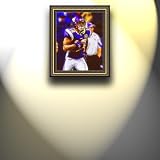 Completely Handpainted American Football Sport Painting, Custom Order FL827, Oil on Canvas, with Option to Paint Jerry, Brett & Co. from Any Other Favorite Photograph or Picture, Unframed, Size 14'' x 17