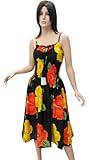Hot & Sexy Black Floral Printed Partywear Tube Dress Beach Boob Dress Xmas Christmas Gift