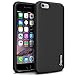 INSTEN Slim Fit Shock Absorbent Silicone Gel Soft Case for Apple iPhone 6 - Retail Packaging - Black
