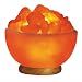 Apparel : Ionic Crystal Hand-Carved Himalayan Salt Bowl Lamp with Salt Chunks