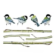 Birds on Branches Wall Decal Set