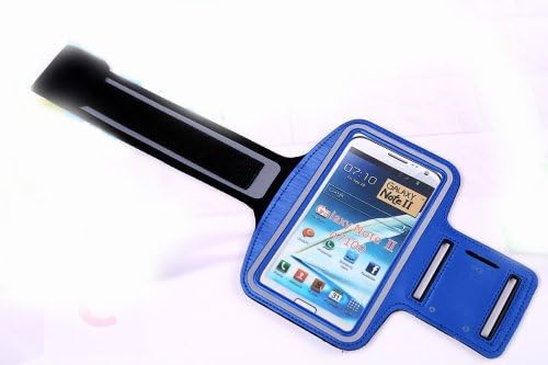 EkitMall Sports Running Jogging Gym Waterproof Armband Case Cover for Samsung Note 2 N7100 Note 3 N9000 (NAVYBLUE)