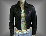 Redskins Damen Lederjacke Vangela Paramount noir M   fällt eine Nr. kleiner aus Motorradjacke