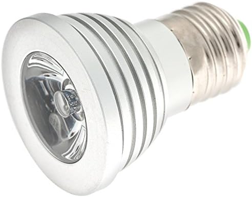 E27 LED Multi Color Light Bulb & Remote w/ 16 Different Colors & 5 Light Modes