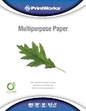 Printworks Multipurpose Paper, 20 Pound, 92 Bright, 400 Sheets, 8.5x11 Inches (00492)