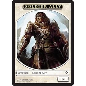  Soldier Ally Creature Token - Worldwake Token