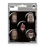 Metalocalypse Five Piece Pin Set: Dethklok Zombie Heads