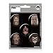 Metalocalypse Five Piece Pin Set: Dethklok Zombie Heads
