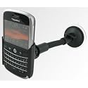 EMARTBUY SUCTION MOUNT HOLDER AND IN CAR CHARGER MADE TO MEASURE FOR BLACKBERRY 9000 BOLD