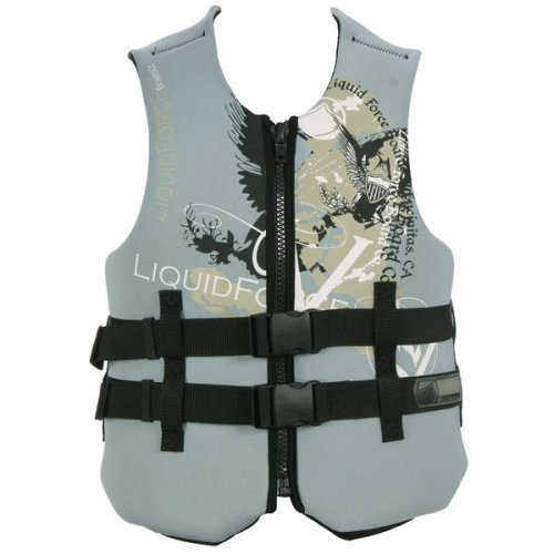New Liquid Force Punk CGA Wakeboard Vest Grey Sz L