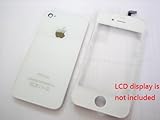 White Touch Screen Digitizer Front Glass (LCD display not included) + Metal ....