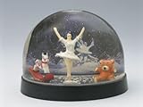 IMAGE OF Close-Up of Figurines of a Ballet Dancer with a Teddy Bear and a Rocking Horse in a Snow Globe Stretched Canvas Poster Print, 18x24