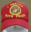 Marines Service Cap - USA Commemorative Military Hat - Veteran Pride Cap!