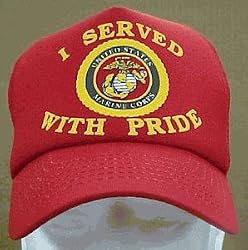 Marines Service Cap - USA Commemorative Military Hat - Veteran Pride Cap!