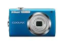 Nikon Coolpix S3000 12 MP Digital Camera with 4x Optical Vibration Reduction (VR) Zoom and 2.7-Inch LCD (Blue)