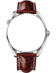 Omega Seamaster Planet Ocean New Original Manufacturer 20mm Brown Crocodile Strap 98000153
