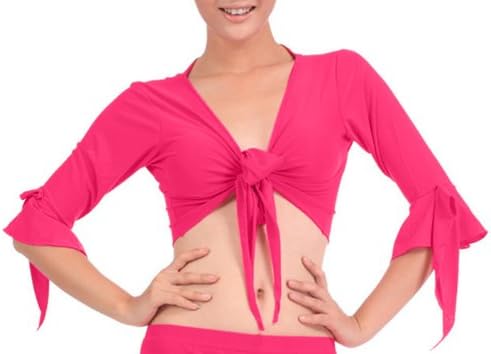 BellyLady Tribal Belly Dance Yoga Costume Wrap Top, Valentine's Gift Idea