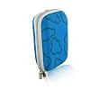 Marine Blue Pattern Hard Shockproof Camera Case for Fujifilm FinePix JV300 Digital Camera