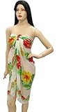 Hibiscus Floral Printed Beach Wrap Sarong Pareo XMas Christmas Gift