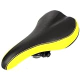 VELO Mountain Road Bike Bicycle Seat Saddle Black Yellow BMX bicycle