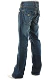 New Mens True Religion Billy Super T Jeans Dark Chelsea