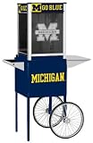 Michigan Wolverines 4oz. Popcorn Machine w/Cart