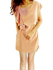 Scoop Neck Cotton/Polyester  Dress