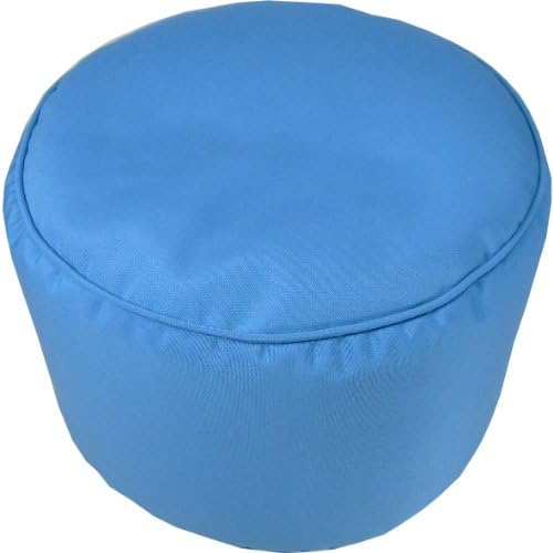 Solid Sunbrella Capri 17"x12" Indoor/Outdoor Pouf