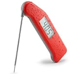 Splash-Proof Super-Fast Thermapen (Red) Instant Read Thermometer, Perfect for Barbecue, Home and Professional Cooking