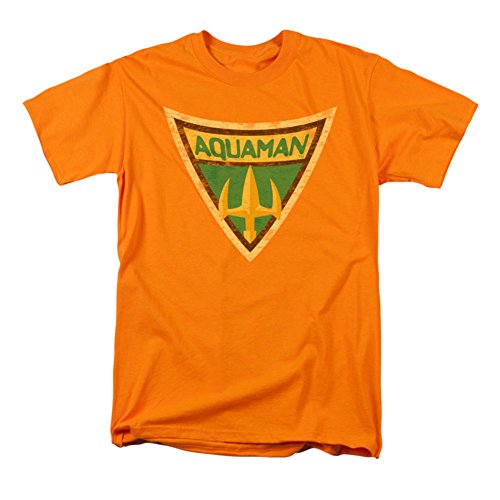Superman Tees Men's Batman Bb/Aquaman Shield Tee