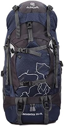 JSWQ BP206 Outdoor Professional High Capacity Riding Mountaineering Unisex Waterproof Travel Backpack 60L