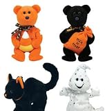 TY~TREATOR ~TRICKSTER ~ VANISH ~ SCAREDY BRAND NEW HALLOWEEN BEANIE BABIES ALL 4 NEW RELEASE